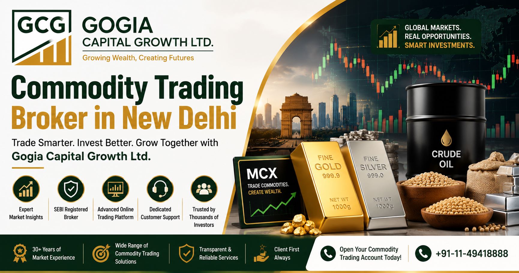 Commodity Trading Broker in New Delhi
